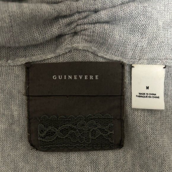 Anthropologie Guinevere Gray Waterfall Cardigan. Size M - Picture 6 of 8